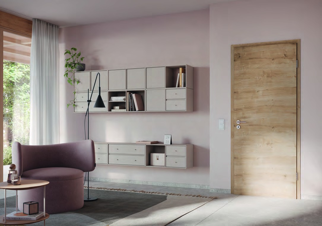 Image de Porte TUB Chêne Sauv DA 73 cm Droit Dinl