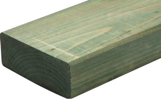 Image de Bois d’ossature Pin traité classe 4 vert (longueur 3 m /4 m/5 m)